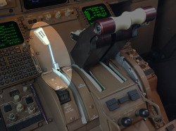 Speedbrake (spoiler) control on a 767