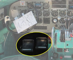 Rudder pedals on a DC-3