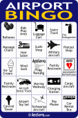 AeroSavvy Airport Bingo Card 4