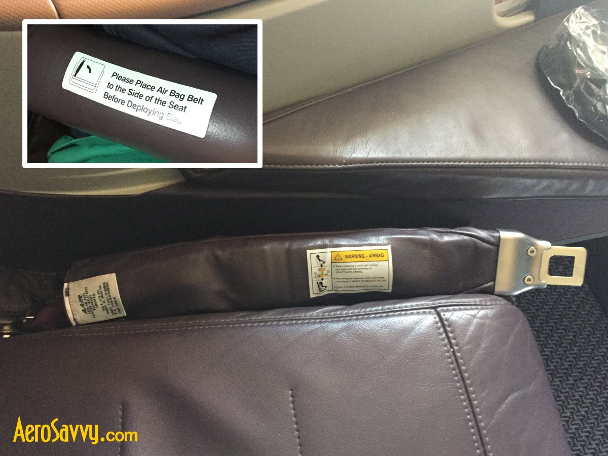 You Can Strap Your Bag To A Free Seat Using Seat Belt (As Long Flight  Attendants Allow) - LoyaltyLobby